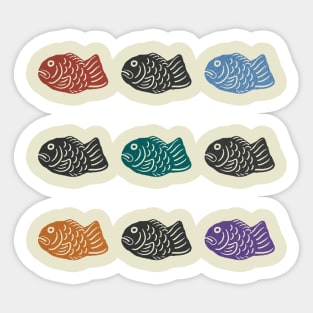 Dancing Taiyaki Sticker